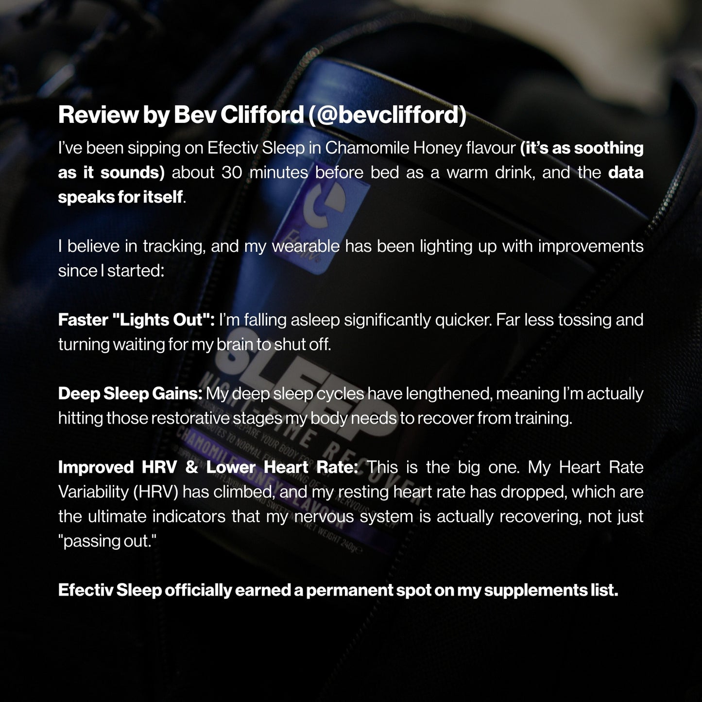 EFECTIV® Sleep Powder | Night-Time Recovery | 30 Servings