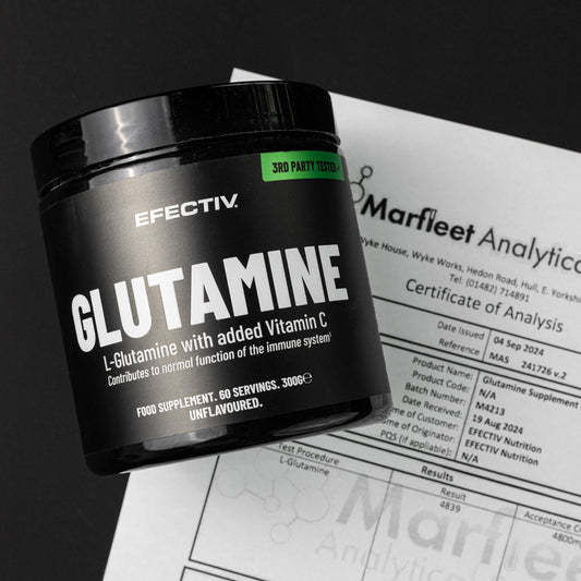 EFECTIV Glutamine + Vitamin C 300g