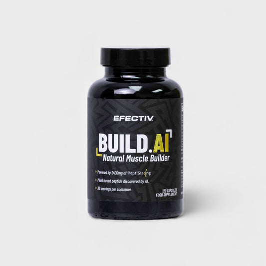 EFECTIV® BUILD.AI (with PeptiStrong®) | 30 Servings | Muscle Builder