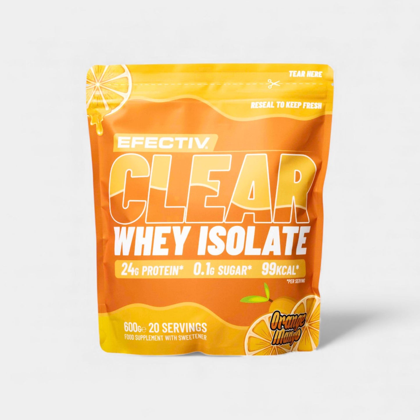 EFECTIV® Clear Whey Isolate | 20 Servings | Muscle Recovery