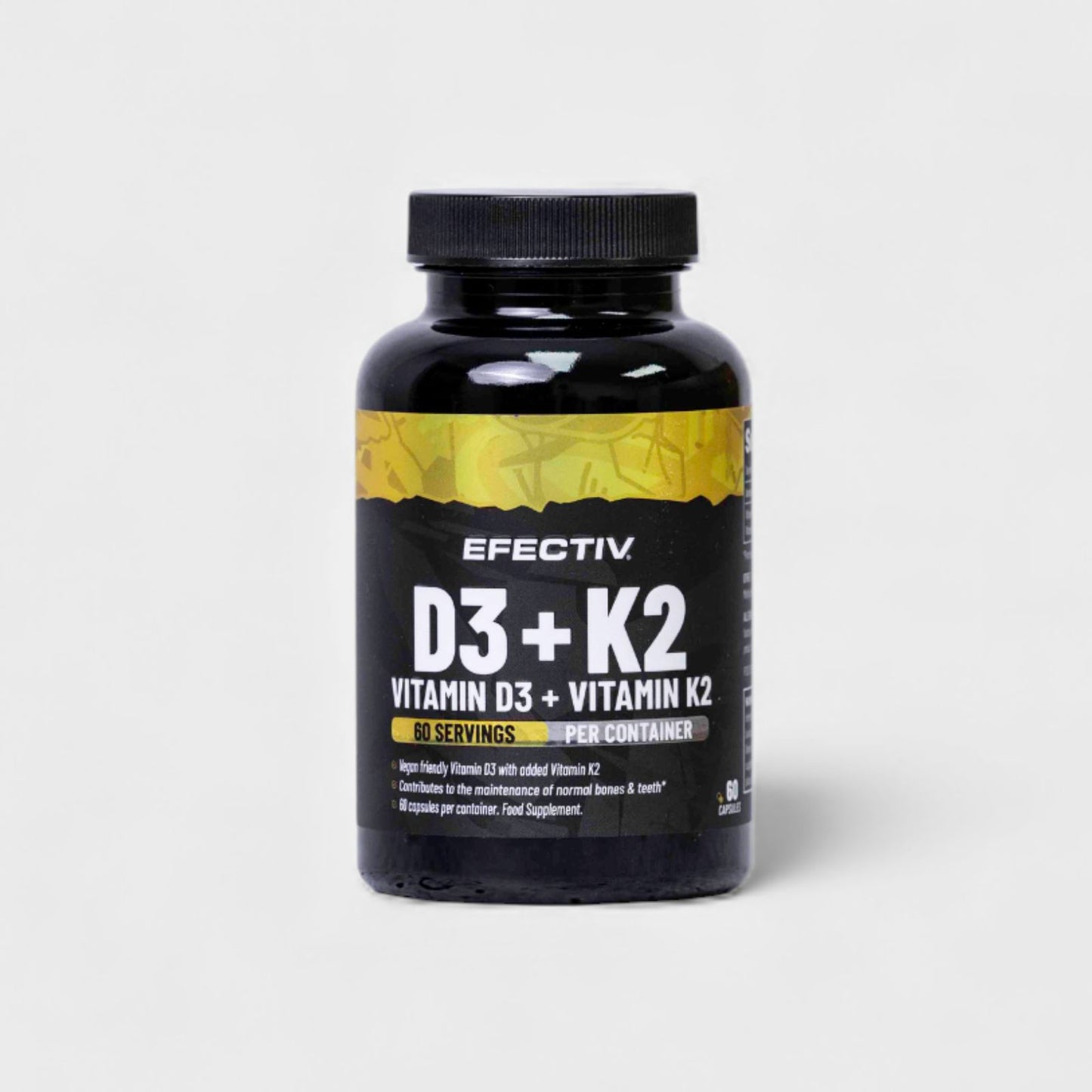 EFECTIV Vitamin D3 with K2 60 Caps
